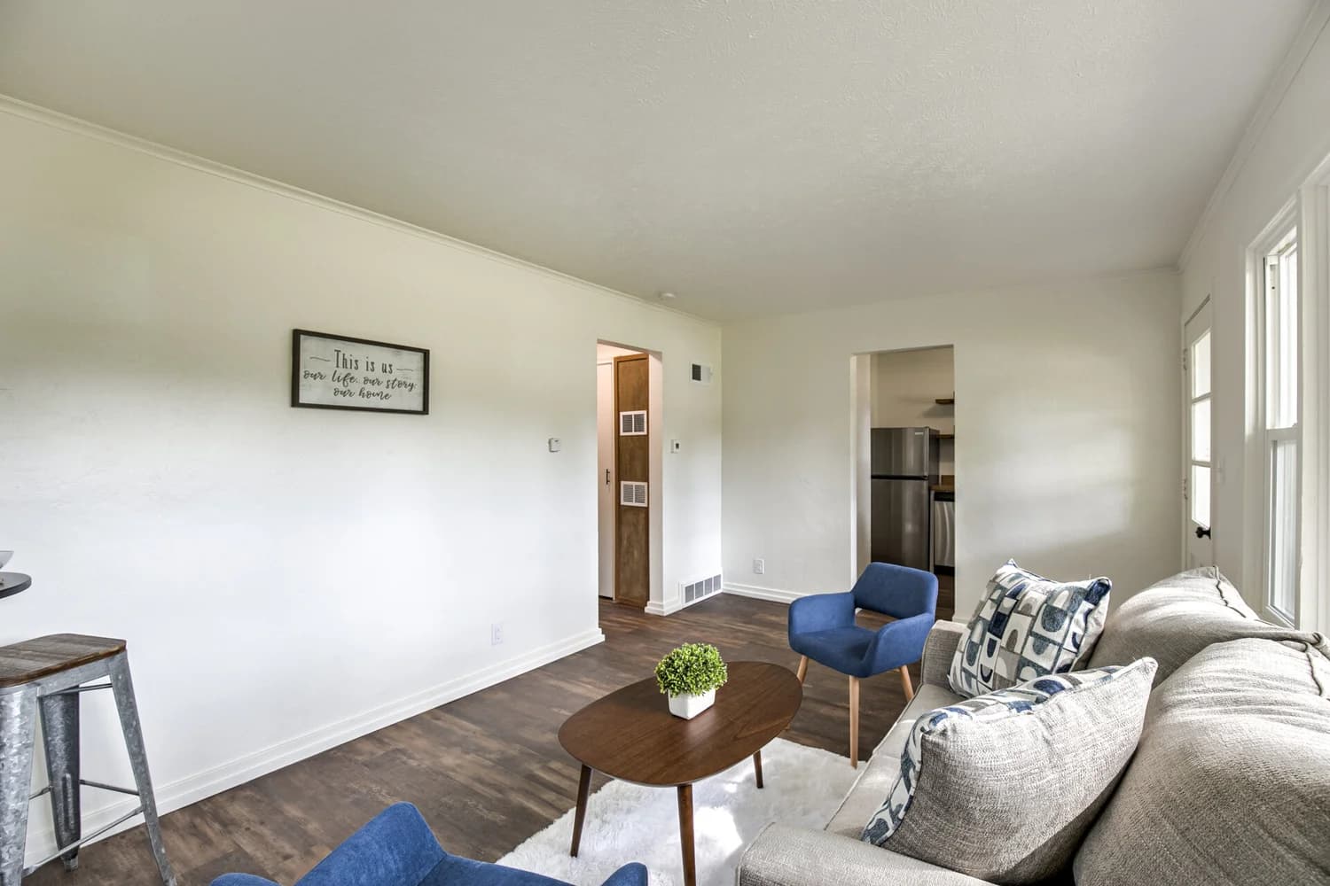 Small Duplex — staged by Acorn Home Staging