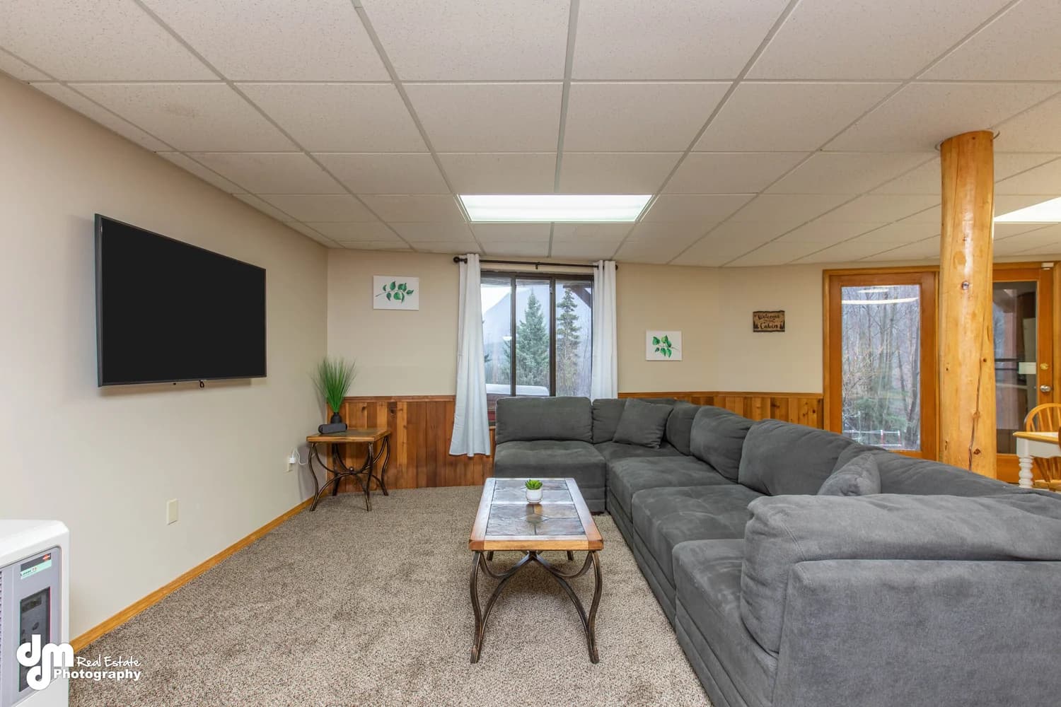 Cabin Vacation Rental Design — staged by Acorn Home Staging
