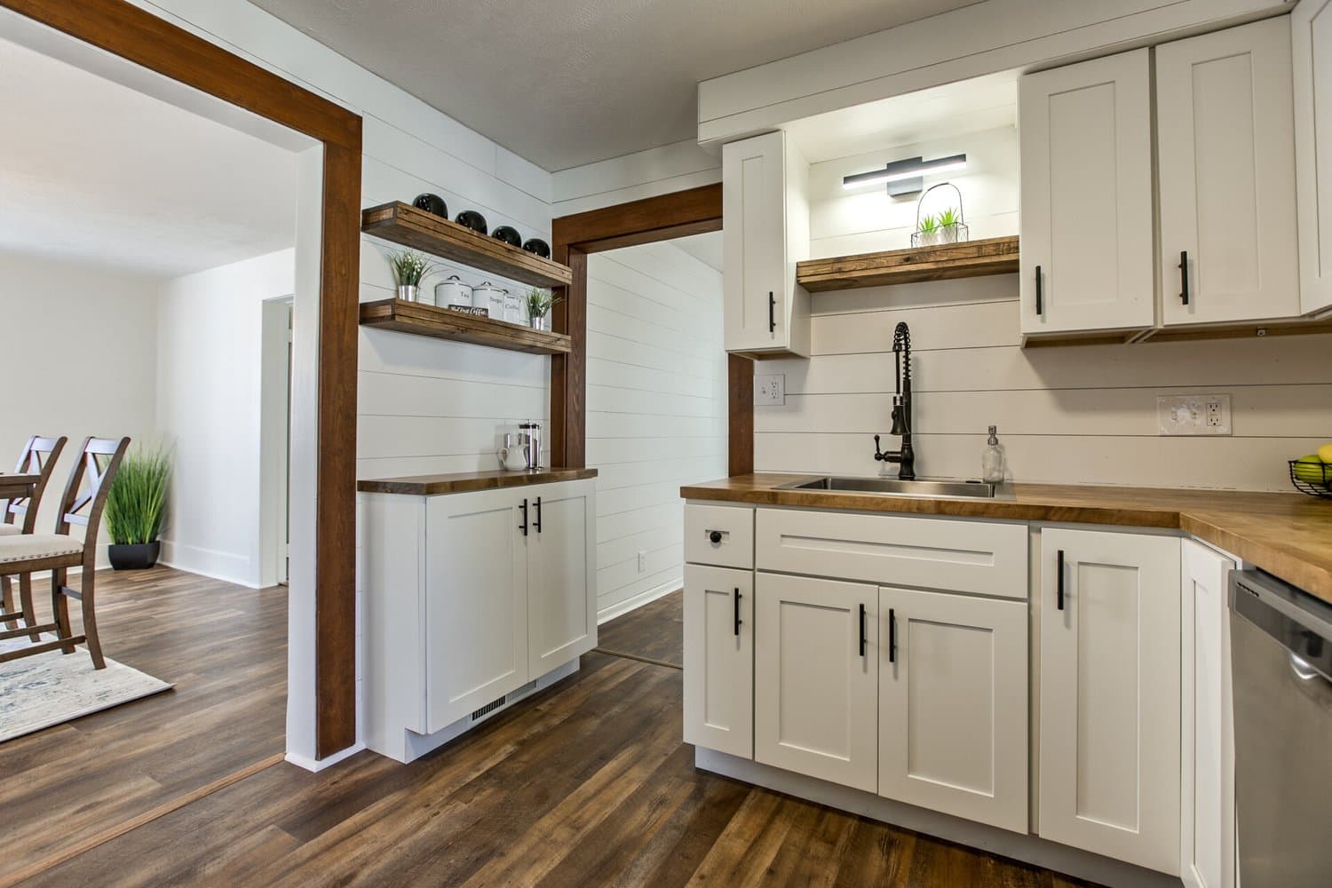 Kitchen staged by Acorn Home Staging — Platte Avenue