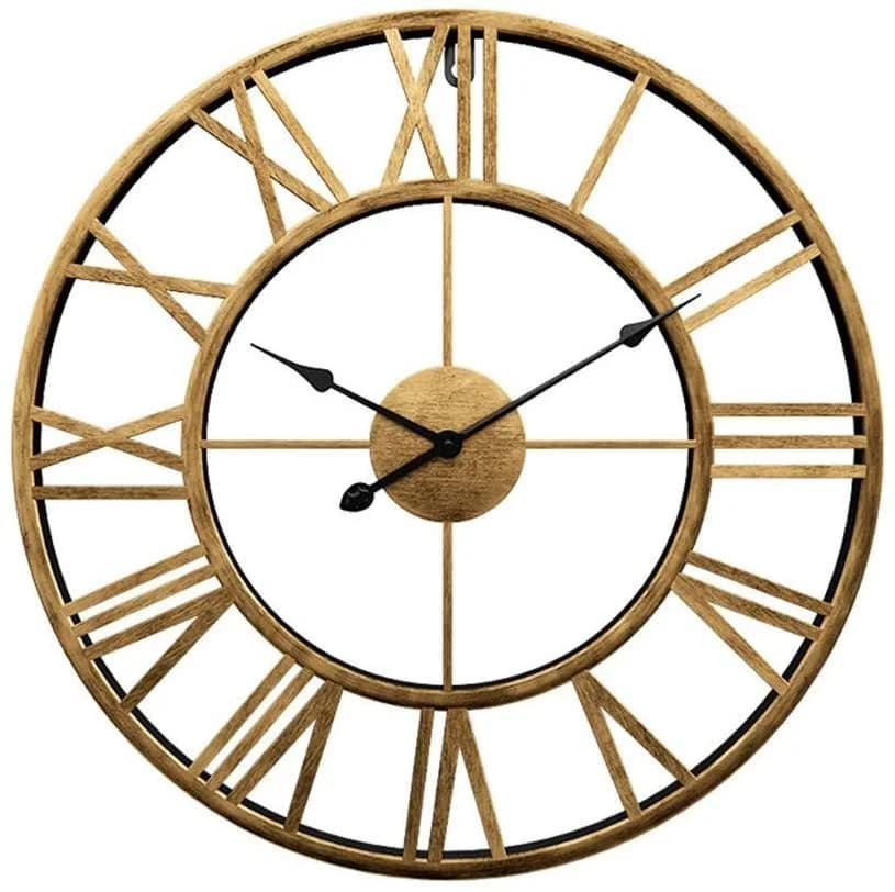 LightInTheBox 20" H Country Style Metal Wall Clock
