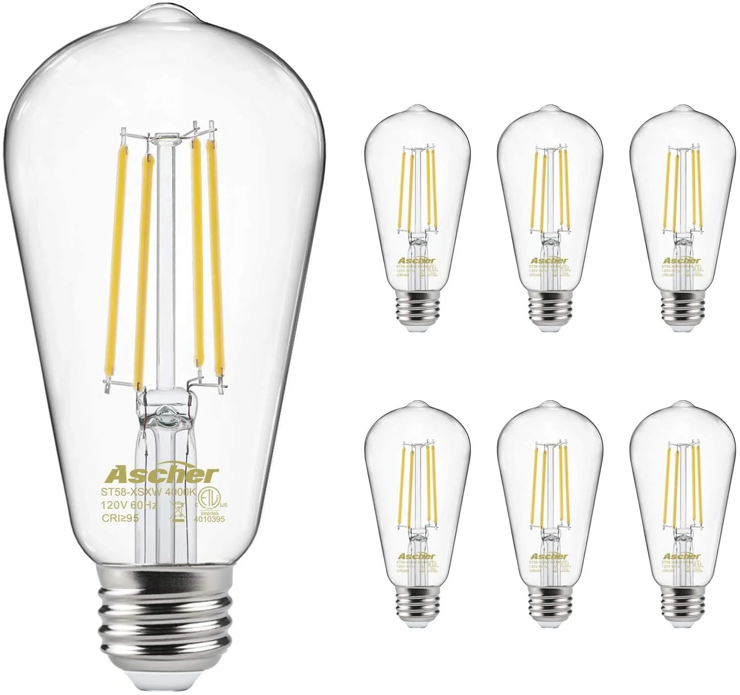 Cute bulbs for cute lights. 4 (6 pks)