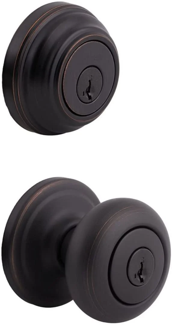 Knob and deadbolt