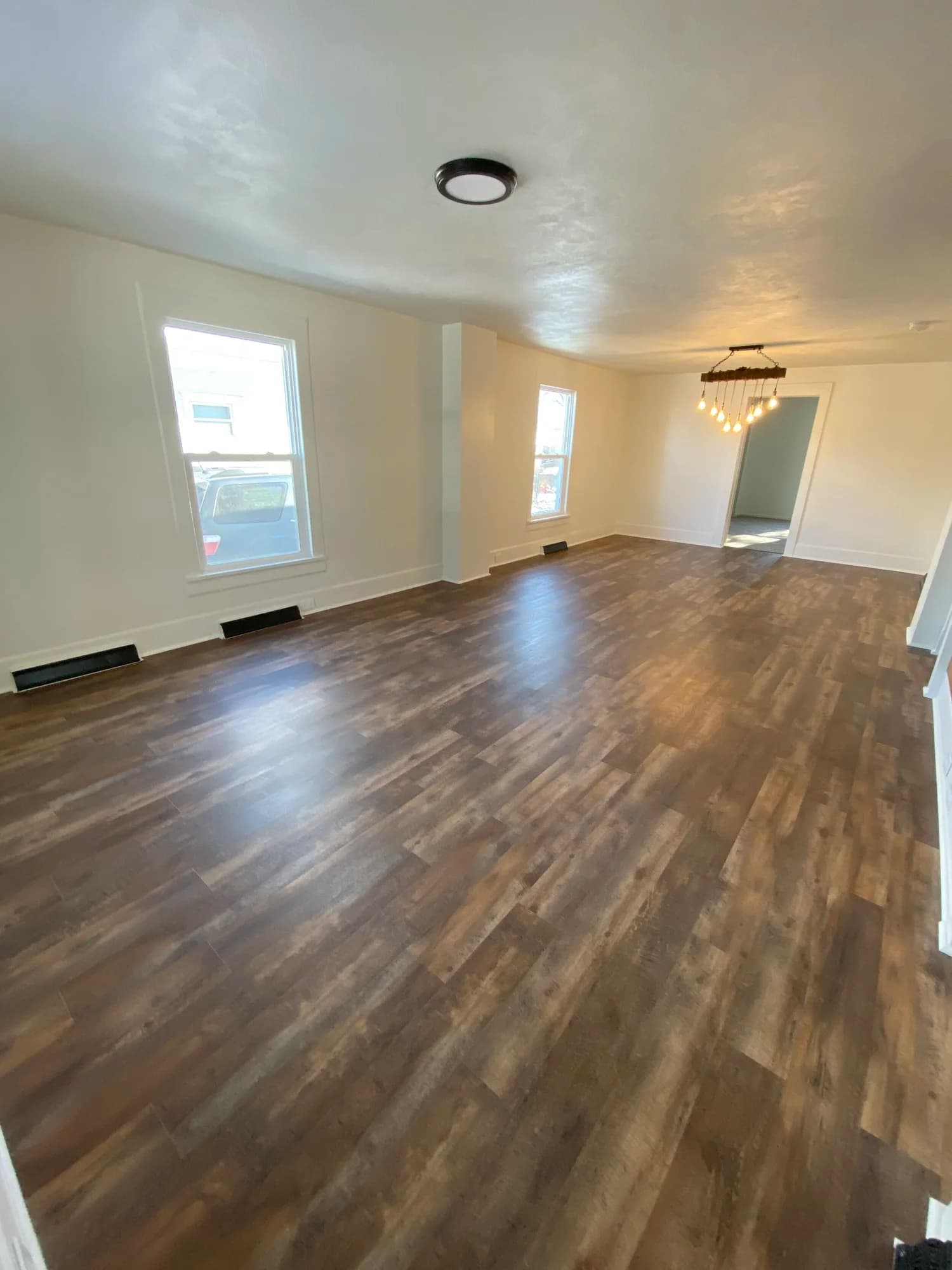 Living & Dining Area before staging — Platte Avenue