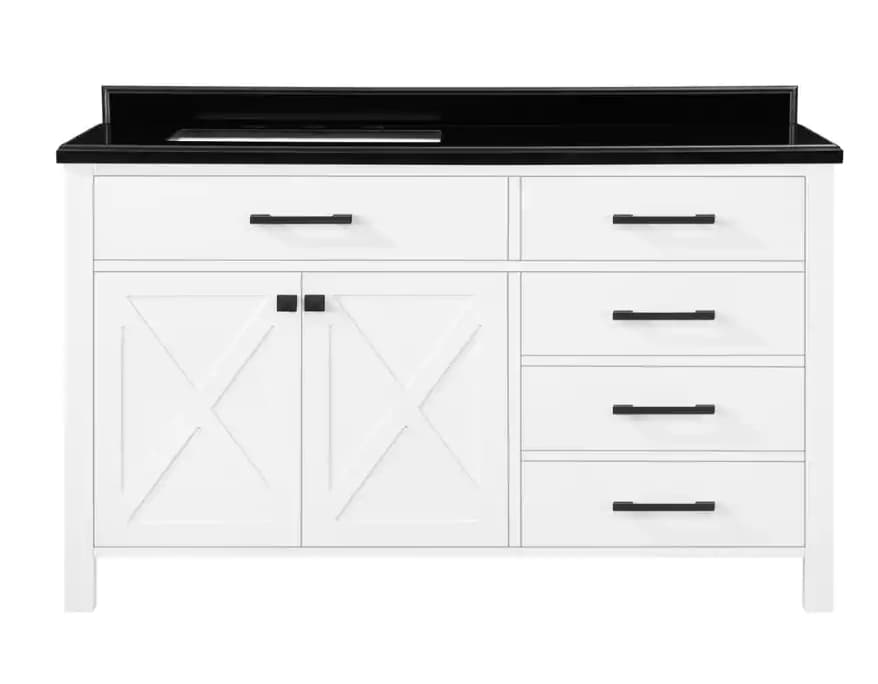 48" Offset Vanity - $1000 828796089906