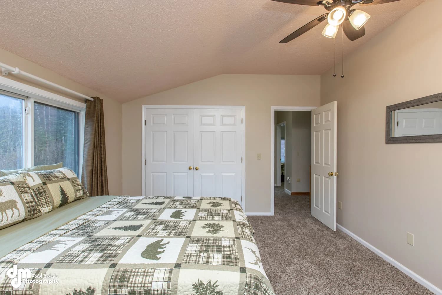 Cabin Vacation Rental Design — staged by Acorn Home Staging